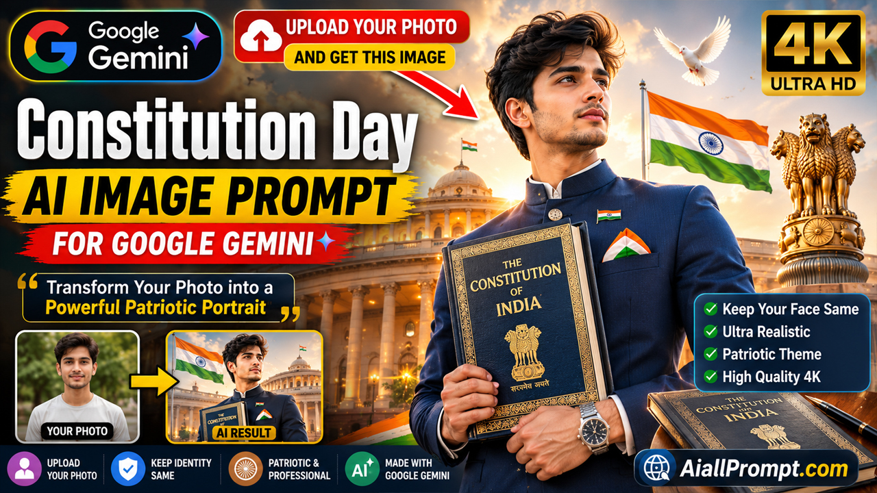Constitution Day AI Image Prompt for Google Gemini (Upload Your Photo)
