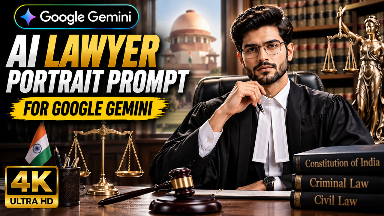 AI Lawyer Portrait Prompt for Google Gemini (Upload Your Photo)