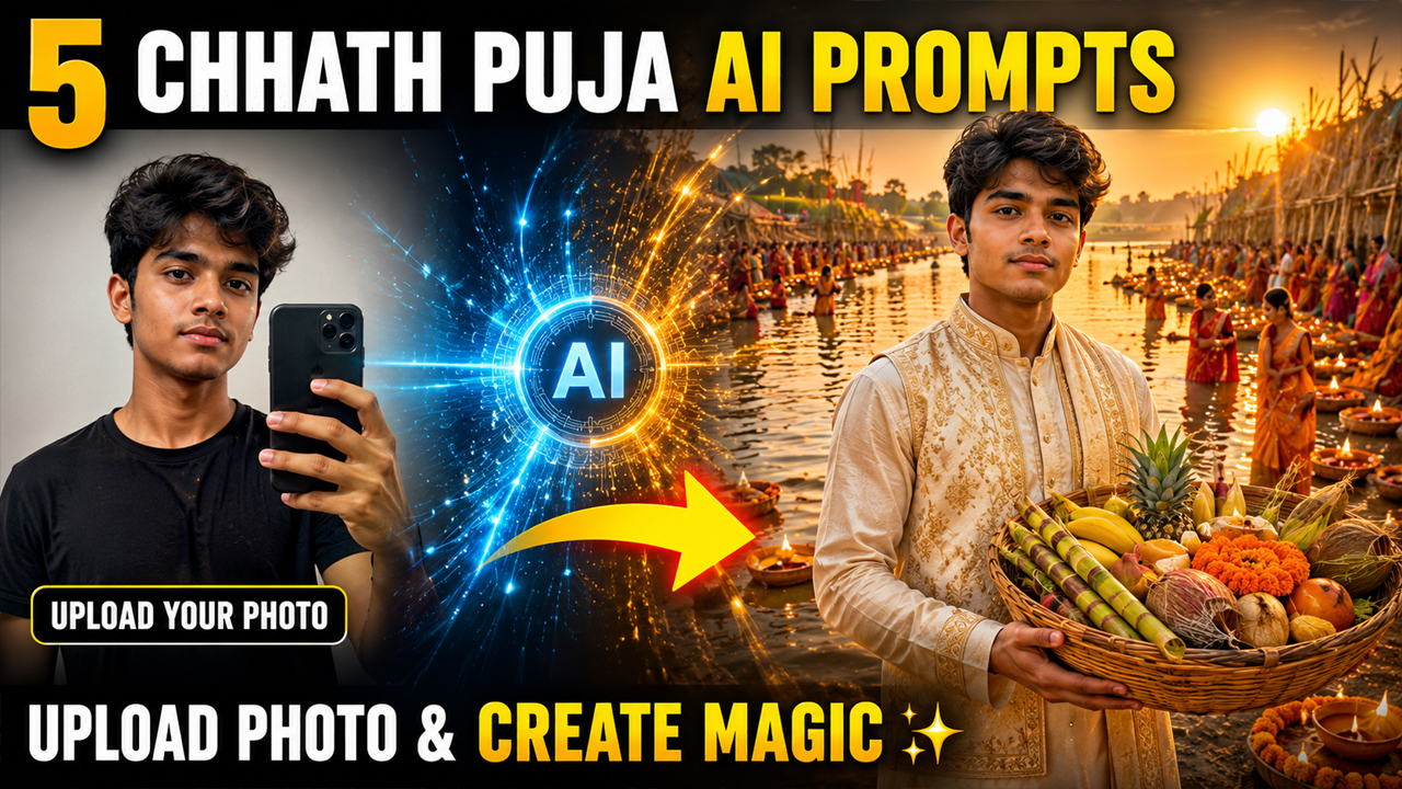 5 Chhath Puja AI Photo Prompts for Boys 2026