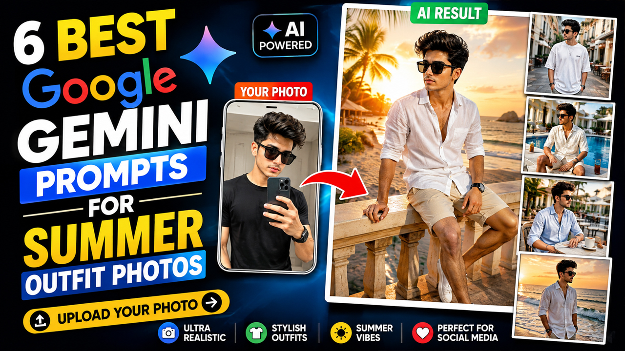 6 Best Google Gemini Prompts for Summer Outfit Photos
