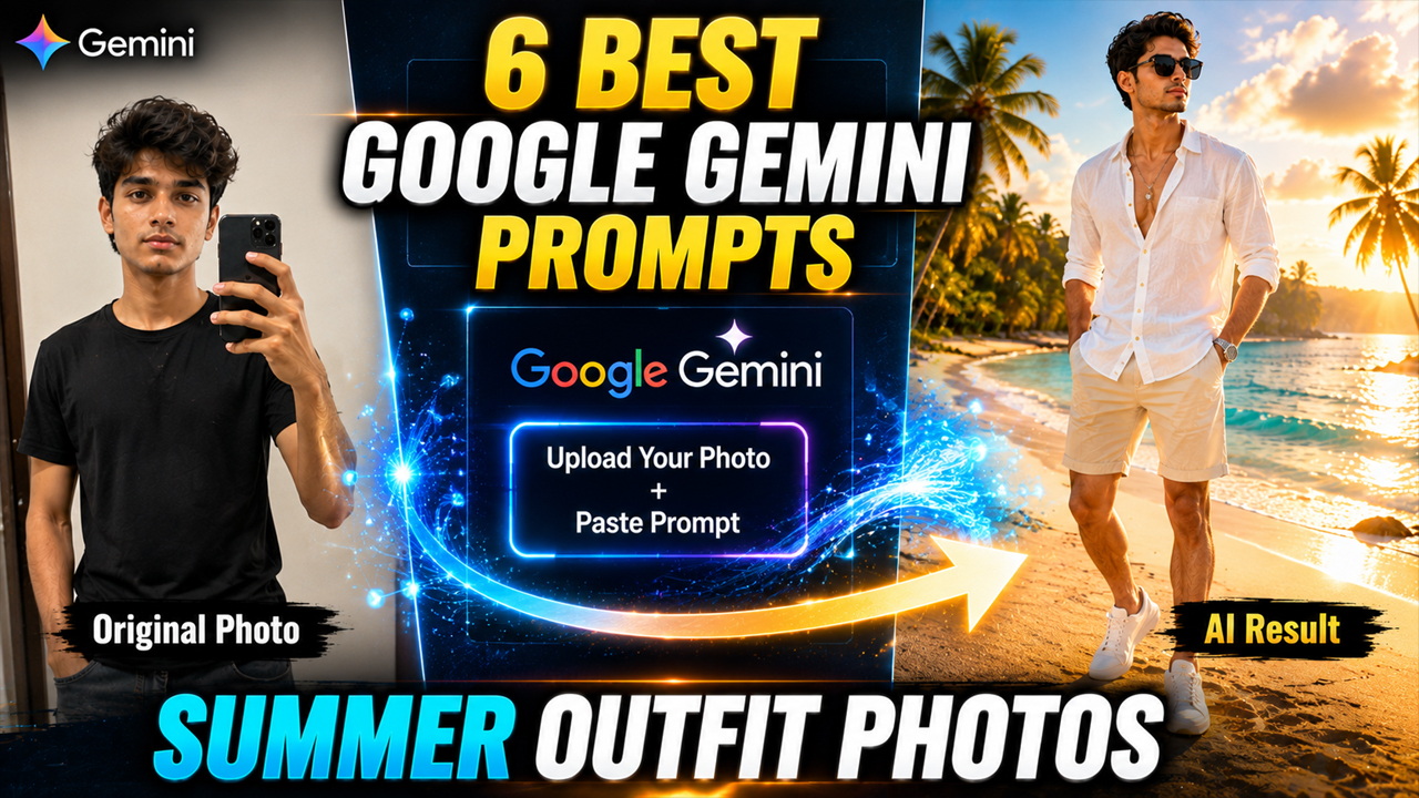 6 Best Google Gemini Prompts for Summer Outfit Photos