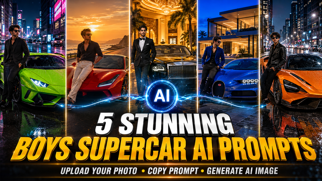 5 Stunning Boys Supercar AI Prompts That Go Viral