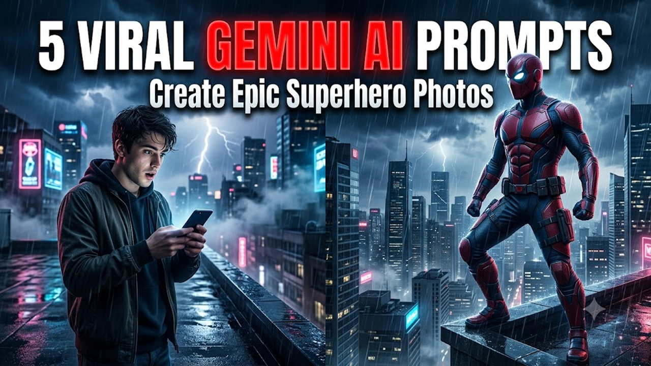 5 Viral Gemini Spider-Man Brand New Day Photo Prompts 2026