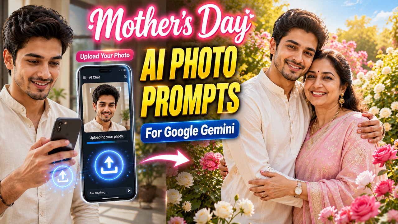 Best Mother's Day AI Photo Editing Prompts for Gemini