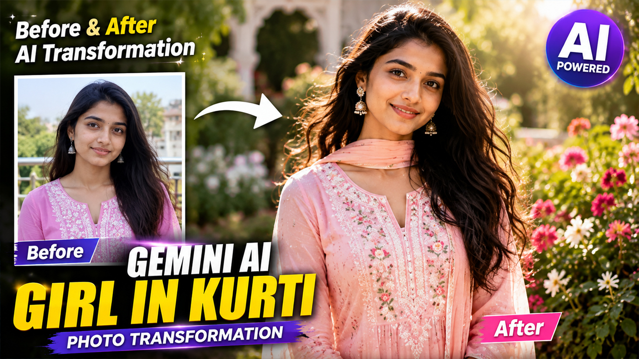 Trending Gemini AI Girl in Kurti Prompts That Hit Different