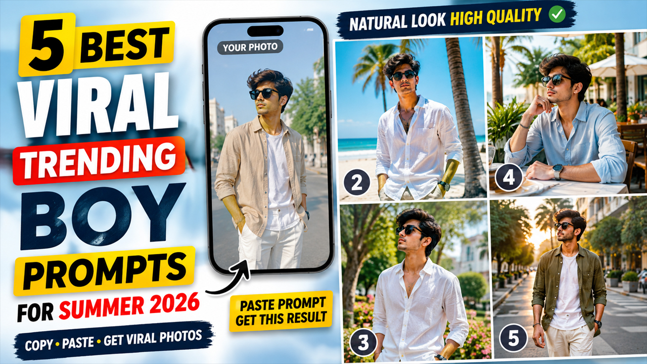 Best Viral Trending Boy Prompts for Summer 2026
