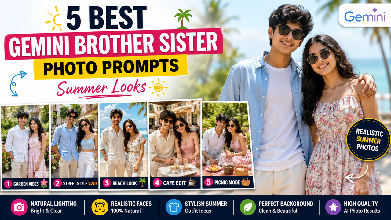Gemini Brother Sister Photo Prompts
