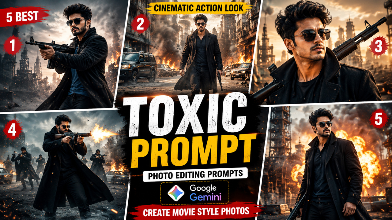 Toxic Movie Photo Editing Prompt for Google Gemini