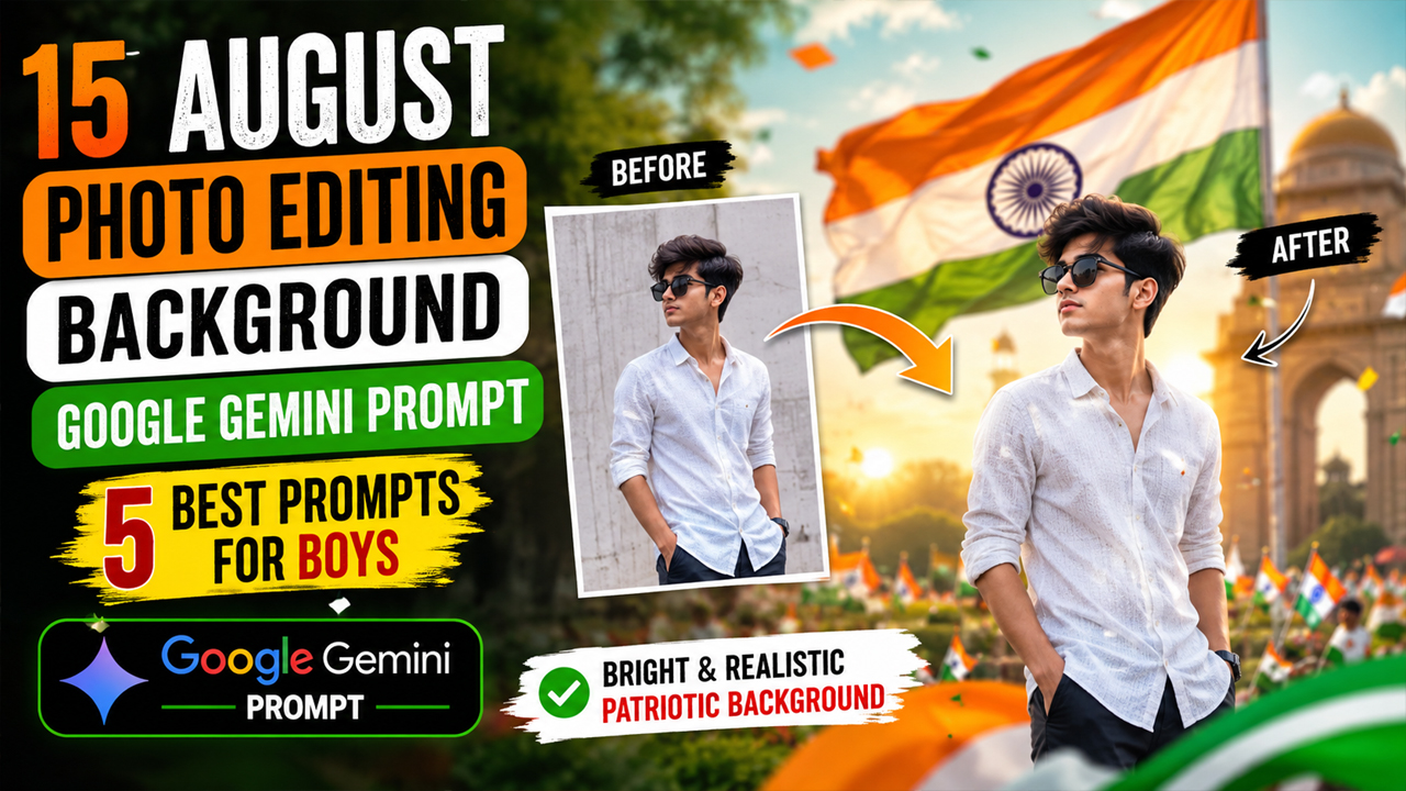 15 August Photo Editing Background Google Gemini Prompt 2026