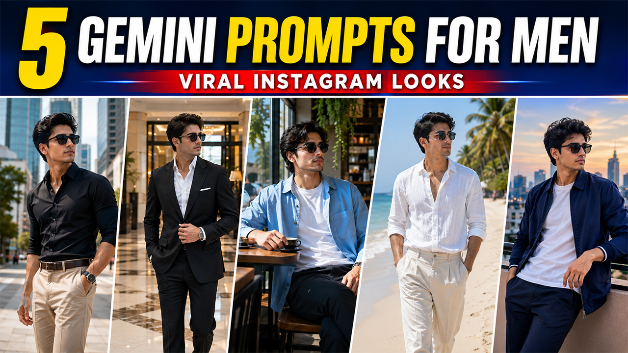 Gemini Prompts for Men That Can Go Viral on Instagram
