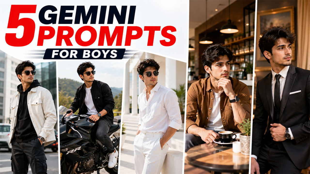 Gemini Prompts for Boys That Get Viral Results